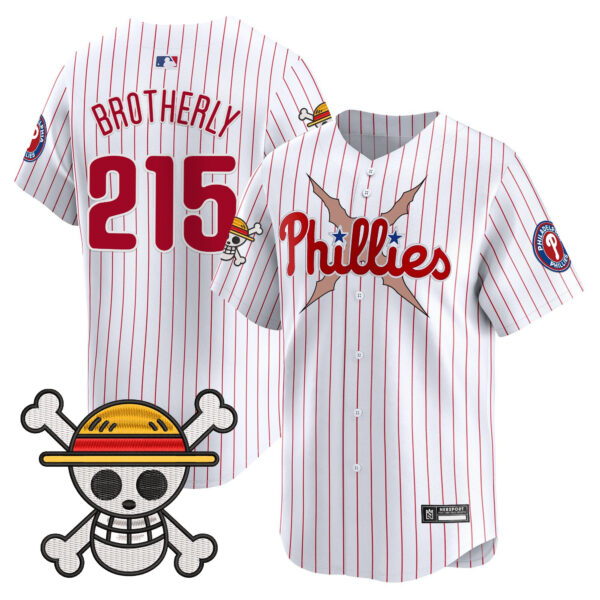 Men's Philadelphia Phillies x One Piece 2025 Vapor Premier Limited Jersey - All Stitched - Image 24