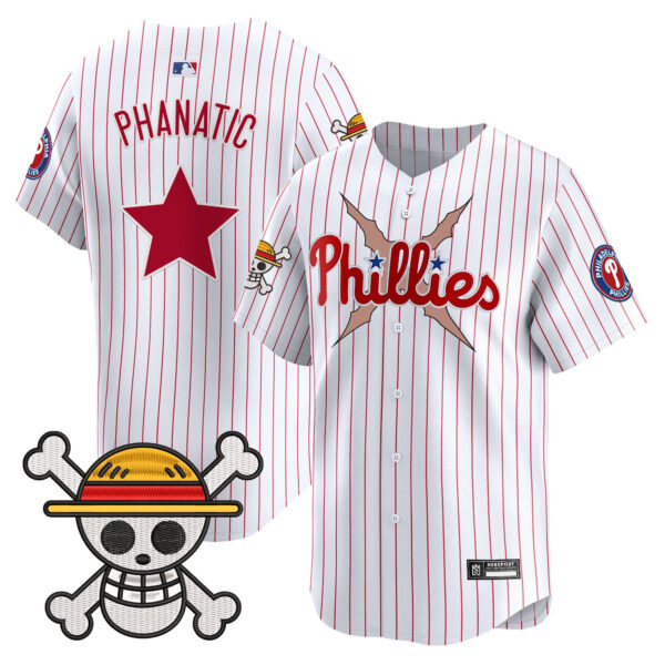 Men's Philadelphia Phillies x One Piece 2025 Vapor Premier Limited Jersey - All Stitched - Image 32