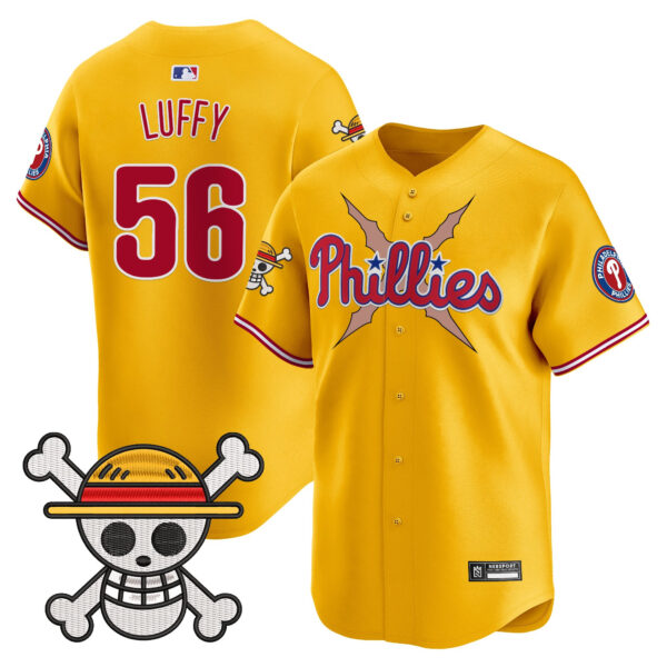 Men's Philadelphia Phillies x One Piece 2025 Vapor Premier Limited Jersey - All Stitched - Image 12
