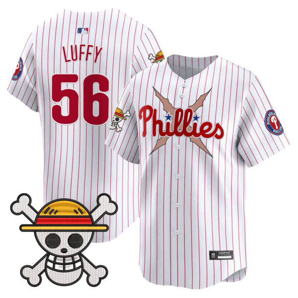 Men's Philadelphia Phillies x One Piece 2025 Vapor Premier Limited Jersey - All Stitched - Image 23