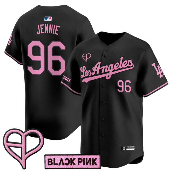 Unisex Los Angeles Dodgers x BLACKPINK 2025 Vapor Premier Limited Jersey - All Stitched - Image 3