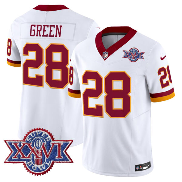 Men's Washington Redskins Throwback 1992 Super Bowl XXVI Patch Vapor Limited Jersey - All Stitched - Image 8