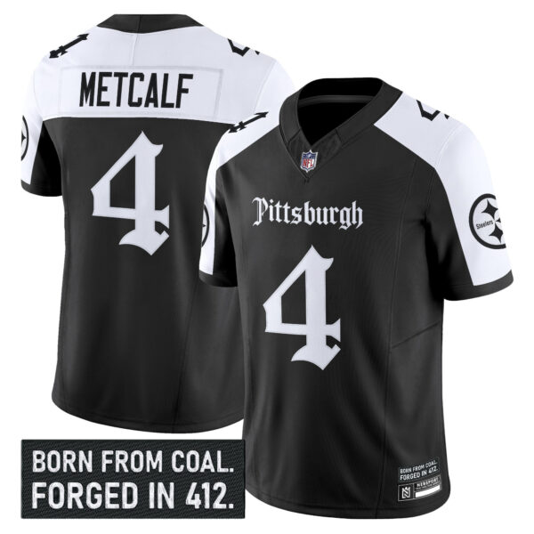 Men's Pittsburgh Steelers 'Gothic Steel City Edition' Vapor Limited Jersey - All Stitched - Image 25