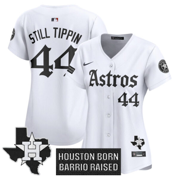 Women's Houston Astros 'Gothic Edition' Vapor Premier Limited Jersey - All Stitched - Image 16
