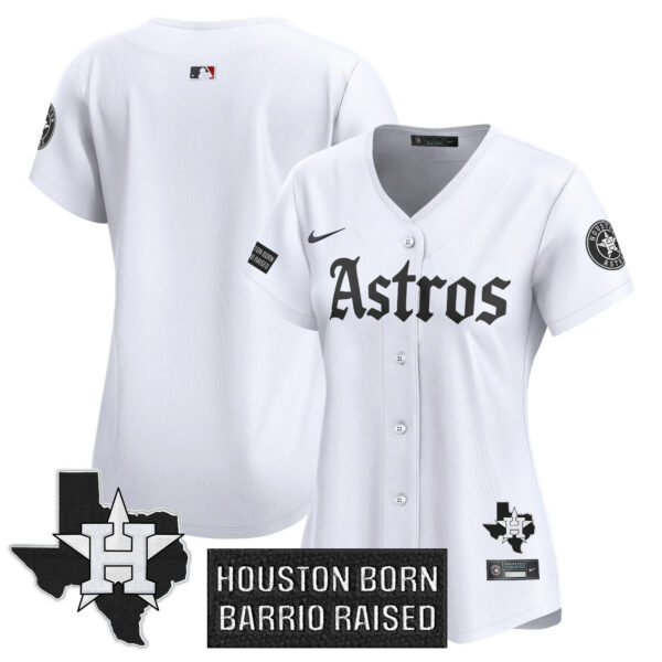 Women's Houston Astros 'Gothic Edition' Vapor Premier Limited Jersey - All Stitched - Image 18