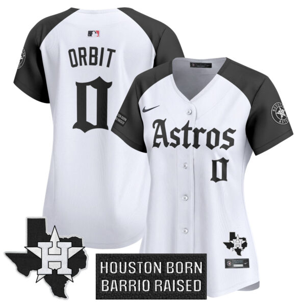 Women's Houston Astros 'Gothic Edition' Vapor Premier Limited Jersey - All Stitched - Image 23