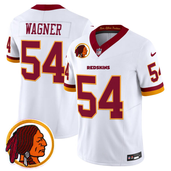 Men's Washington Redskins Throwback Vapor Limited Jersey V2 - All Stitched - Image 6