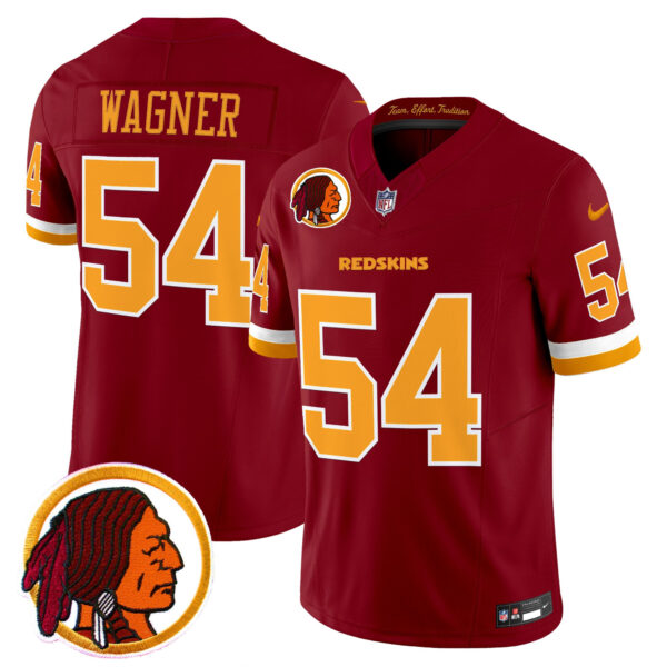 Men's Washington Redskins Throwback Vapor Limited Jersey V2 - All Stitched - Image 16