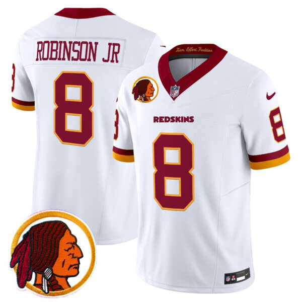 Men's Washington Redskins Throwback Vapor Limited Jersey V2 - All Stitched - Image 4