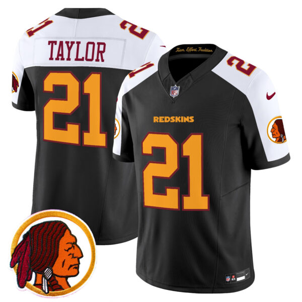 Men's Washington Redskins Throwback Vapor Limited Jersey V2 - All Stitched - Image 28