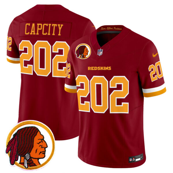 Men's Washington Redskins Throwback Vapor Limited Jersey V2 - All Stitched - Image 13