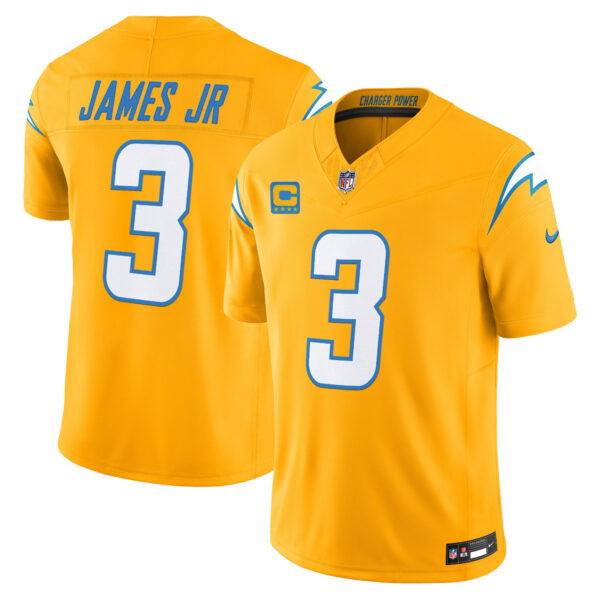 Men's Los Angeles Chargers 2025 Alternate Charger Power Vapor Limited Jersey - All Stitched - Image 12