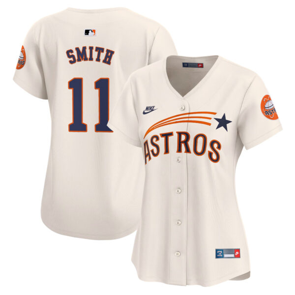 Women's Houston Astros Throwback Vapor Premier Limited Jersey - All Stitched - Image 44