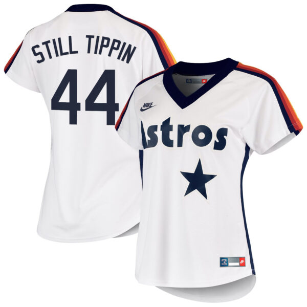 Women's Houston Astros Throwback Vapor Premier Limited Jersey - All Stitched - Image 16