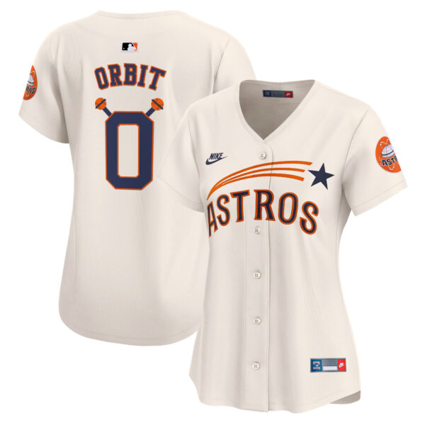 Women's Houston Astros Throwback Vapor Premier Limited Jersey - All Stitched - Image 42