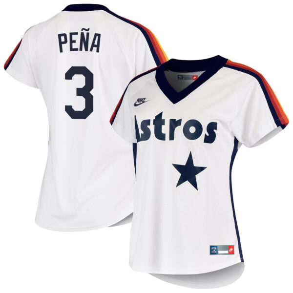 Women's Houston Astros Throwback Vapor Premier Limited Jersey - All Stitched - Image 12