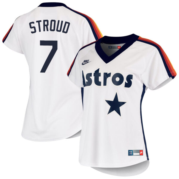 Women's Houston Astros Throwback Vapor Premier Limited Jersey - All Stitched - Image 14