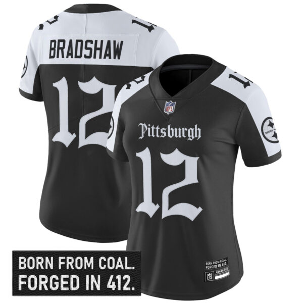 Women's Pittsburgh Steelers 'Gothic Steel City Edition' Vapor Limited Jersey - All Stitched - Image 29