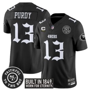 Men's San Francisco 49ers 'Fog City Gothic Edition' Vapor Limited Jersey - All Stitched