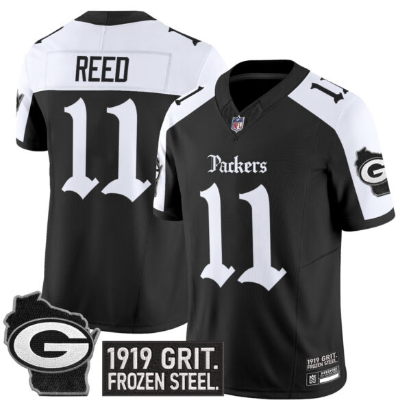 Men's Green Bay Packers 'Gothic Frozen Tundra Edition' Vapor Limited Jersey - All Stitched - Image 23
