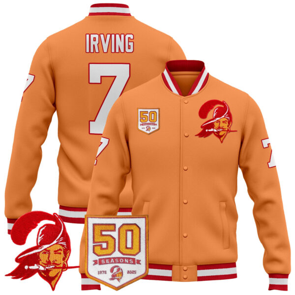 Men's Tampa Bay Buccaneers Throwback Jacket - All Stitched - Image 12