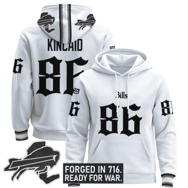 Men's Buffalo Bills 'Gothic Cold Front Edition' Pullover Hoodie - All Stitched - Image 14
