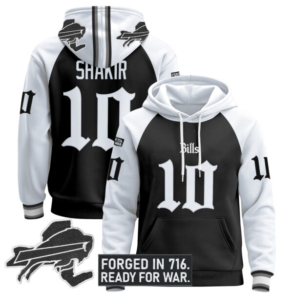 Men's Buffalo Bills 'Gothic Cold Front Edition' Pullover Hoodie - All Stitched - Image 24