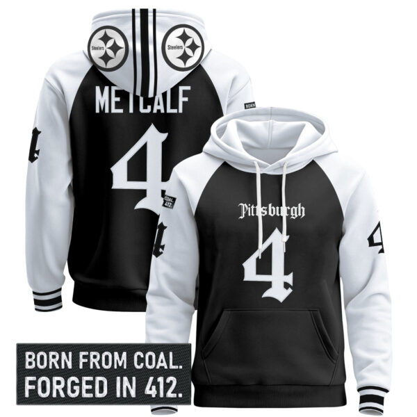 Men's Pittsburgh Steelers 'Gothic Steel City Edition' Pullover Hoodie - All Stitched - Image 24