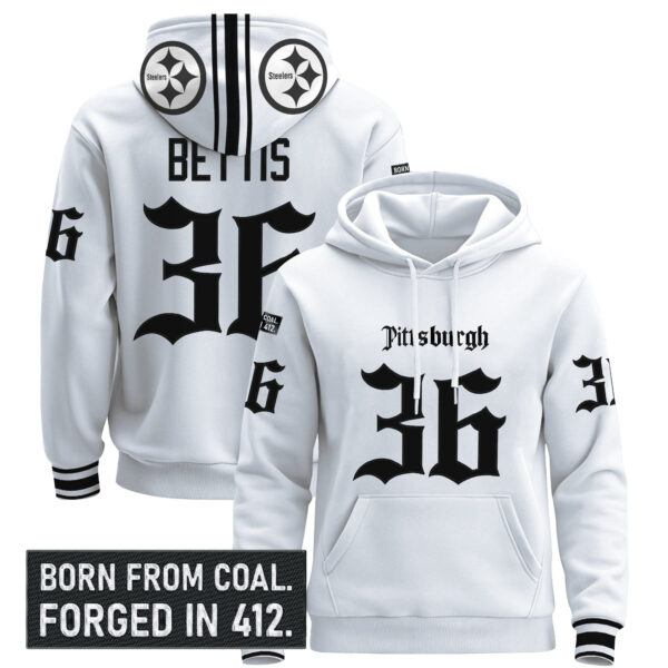 Men's Pittsburgh Steelers 'Gothic Steel City Edition' Pullover Hoodie - All Stitched - Image 20