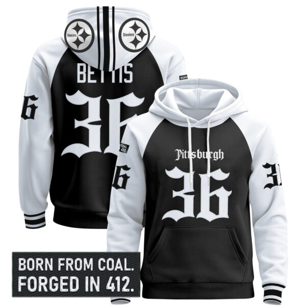 Men's Pittsburgh Steelers 'Gothic Steel City Edition' Pullover Hoodie - All Stitched - Image 30