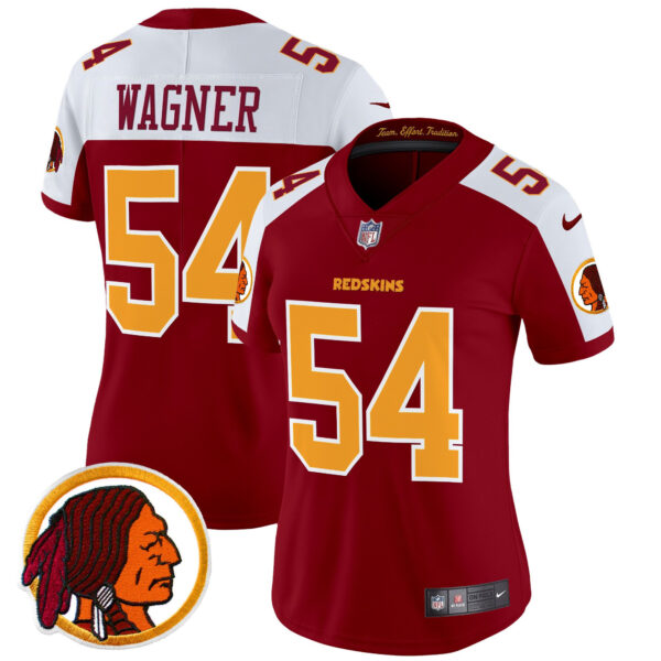 Women's Washington Redskins Throwback Vapor Limited Jersey V2 - All Stitched - Image 35