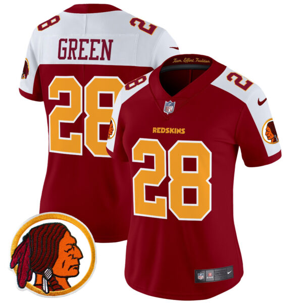 Women's Washington Redskins Throwback Vapor Limited Jersey V2 - All Stitched - Image 38