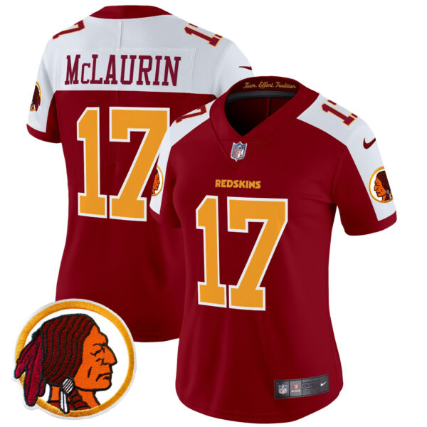 Women's Washington Redskins Throwback Vapor Limited Jersey V2 - All Stitched - Image 36