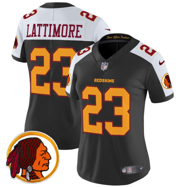 Women's Washington Redskins Throwback Vapor Limited Jersey V2 - All Stitched - Image 29