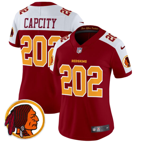 Women's Washington Redskins Throwback Vapor Limited Jersey V2 - All Stitched - Image 32