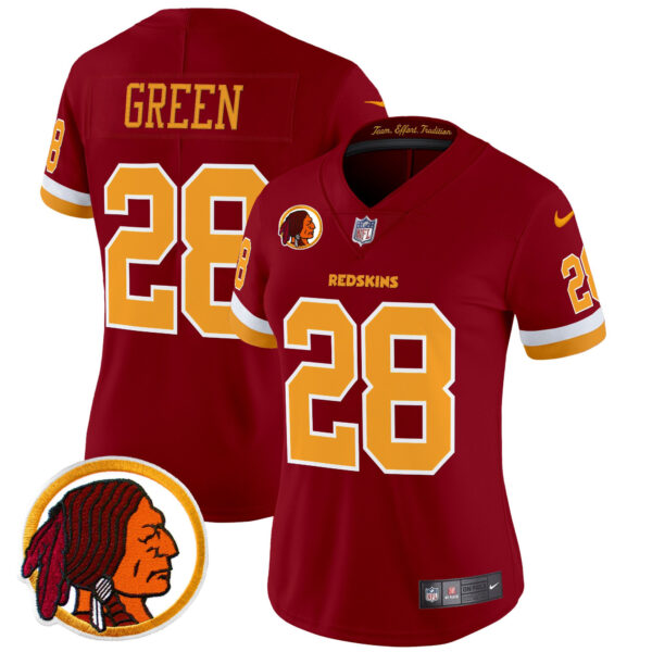 Women's Washington Redskins Throwback Vapor Limited Jersey V2 - All Stitched - Image 18