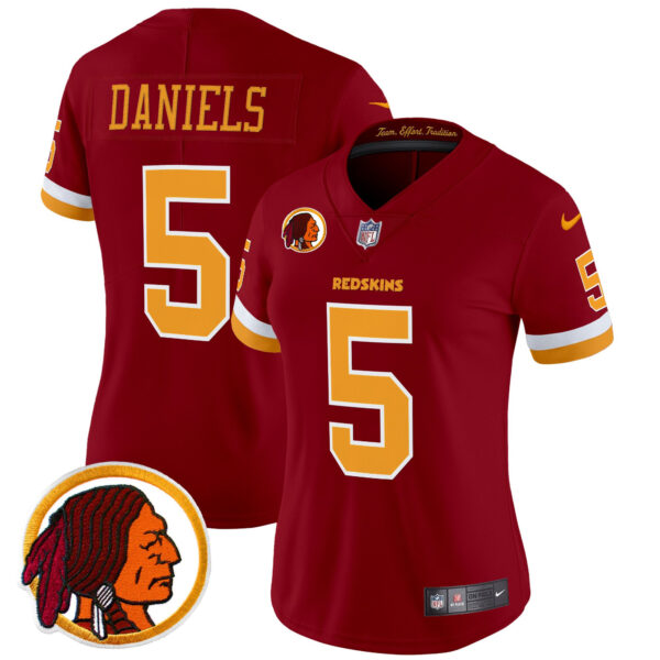 Women's Washington Redskins Throwback Vapor Limited Jersey V2 - All Stitched - Image 11