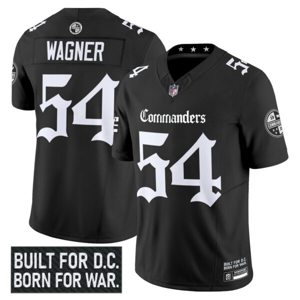 Men's Washington Commanders 'Gothic Capitol Shadows Edition' Vapor Limited Jersey - All Stitched - Image 5