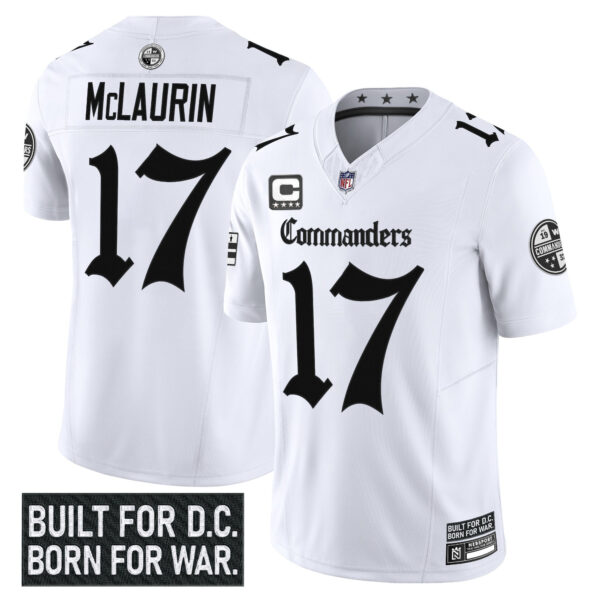 Men's Washington Commanders 'Gothic Capitol Shadows Edition' Vapor Limited Jersey - All Stitched - Image 15