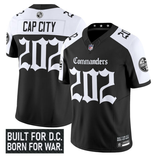 Men's Washington Commanders 'Gothic Capitol Shadows Edition' Vapor Limited Jersey - All Stitched - Image 20