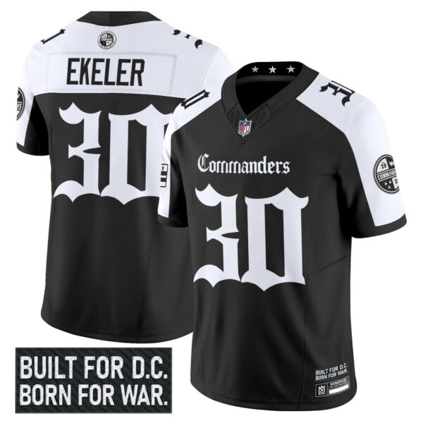 Men's Washington Commanders 'Gothic Capitol Shadows Edition' Vapor Limited Jersey - All Stitched - Image 22