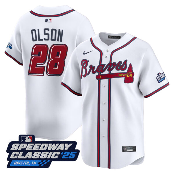 Men's Atlanta Braves 'Speedway Classic' Vapor Premier Limited Jersey - All Stitched - Image 19
