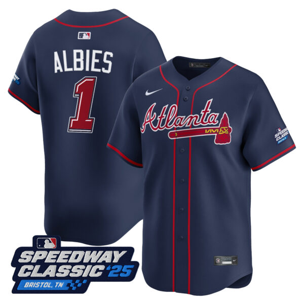 Men's Atlanta Braves 'Speedway Classic' Vapor Premier Limited Jersey - All Stitched - Image 8