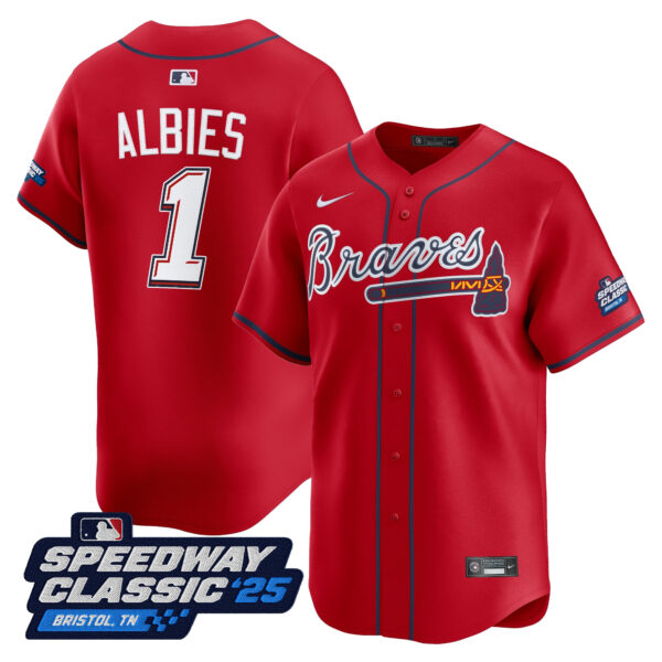 Men's Atlanta Braves 'Speedway Classic' Vapor Premier Limited Jersey - All Stitched - Image 32