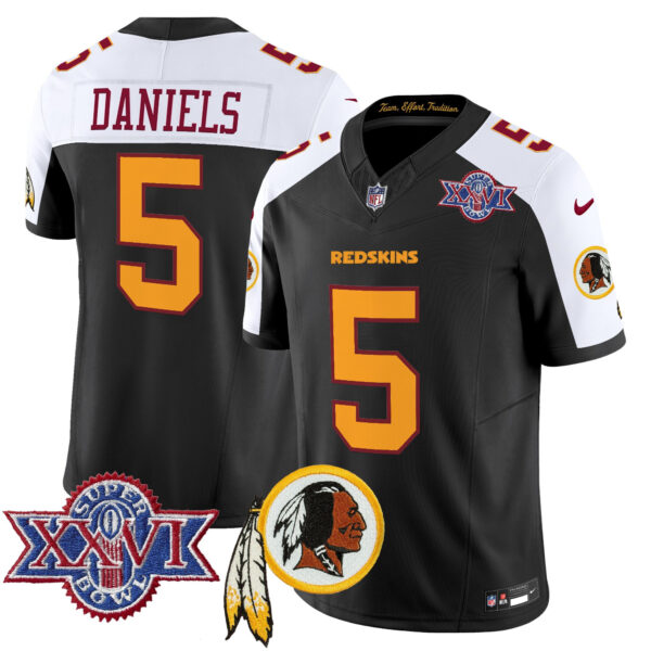 Men's Washington Redskins Throwback 1992 Super Bowl XXVI Patch Vapor Limited Jersey V3 - All Stitched - Image 21