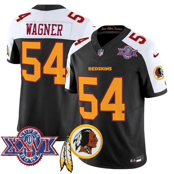 Men's Washington Redskins Throwback 1992 Super Bowl XXVI Patch Vapor Limited Jersey V3 - All Stitched - Image 25