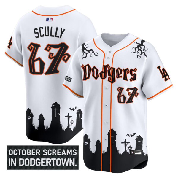 Men's Los Angeles Dodgers 'Halloween Edition' Premier Limited Jersey - Stitched - Image 17