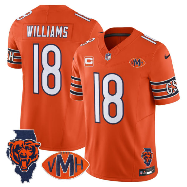 Men's Chicago Bears Virginia McCaskey Memorial Patch Vapor Jersey - All Stitched - Image 33