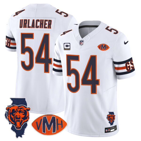 Men's Chicago Bears Virginia McCaskey Memorial Patch Vapor Jersey - All Stitched - Image 21
