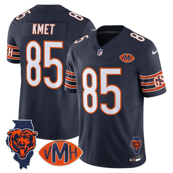 Men's Chicago Bears Virginia McCaskey Memorial Patch Vapor Jersey - All Stitched - Image 16